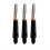 3pcs/Pack Alloy  Shaft 360 Rotatable Darts Stem Replacement Black 4