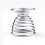 Kitchen Breakfast Hard Boiled Metal Egg Cup Spiral Spring Holder Egg Cup 3