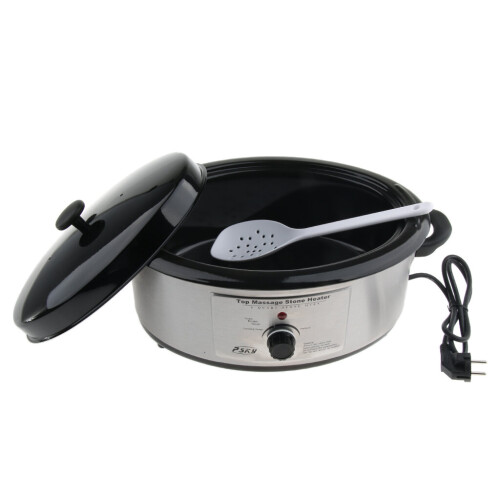 SPA Hot Stone Rock Heating Pot Massage Stone Warmer Heater EU Plug 1