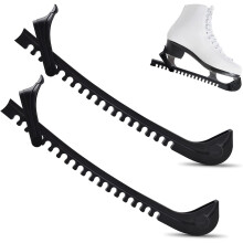 2pcs Soft Plastic Ice Hockey Figure Skate Blade Guard Covers Protector For Women Men KidsAdjustable Buckle Skate Accessories