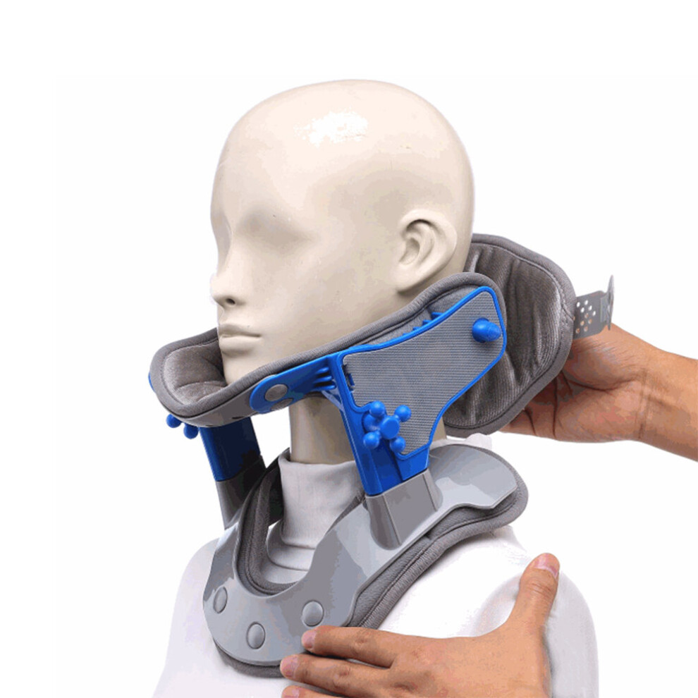 Wejoy Cervical Neck Tractor Traction Device Orthosis Braces Neck Brace Collar Household Pain Relief Neck Stretcher Spine Corrector