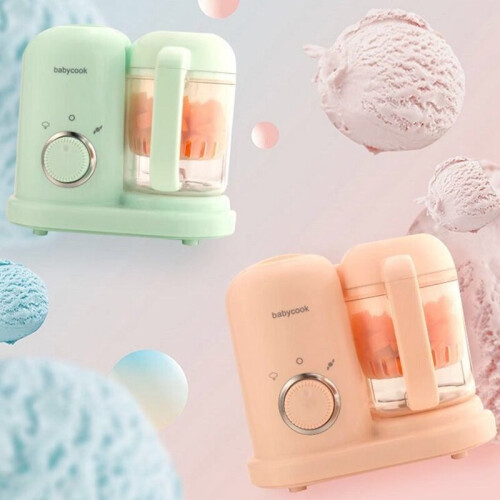 Baby Food Maker,Multi-Function Steamer Grinder Blender Mills Machine Auto Grinding Food Processor for Baby EU Plug 2