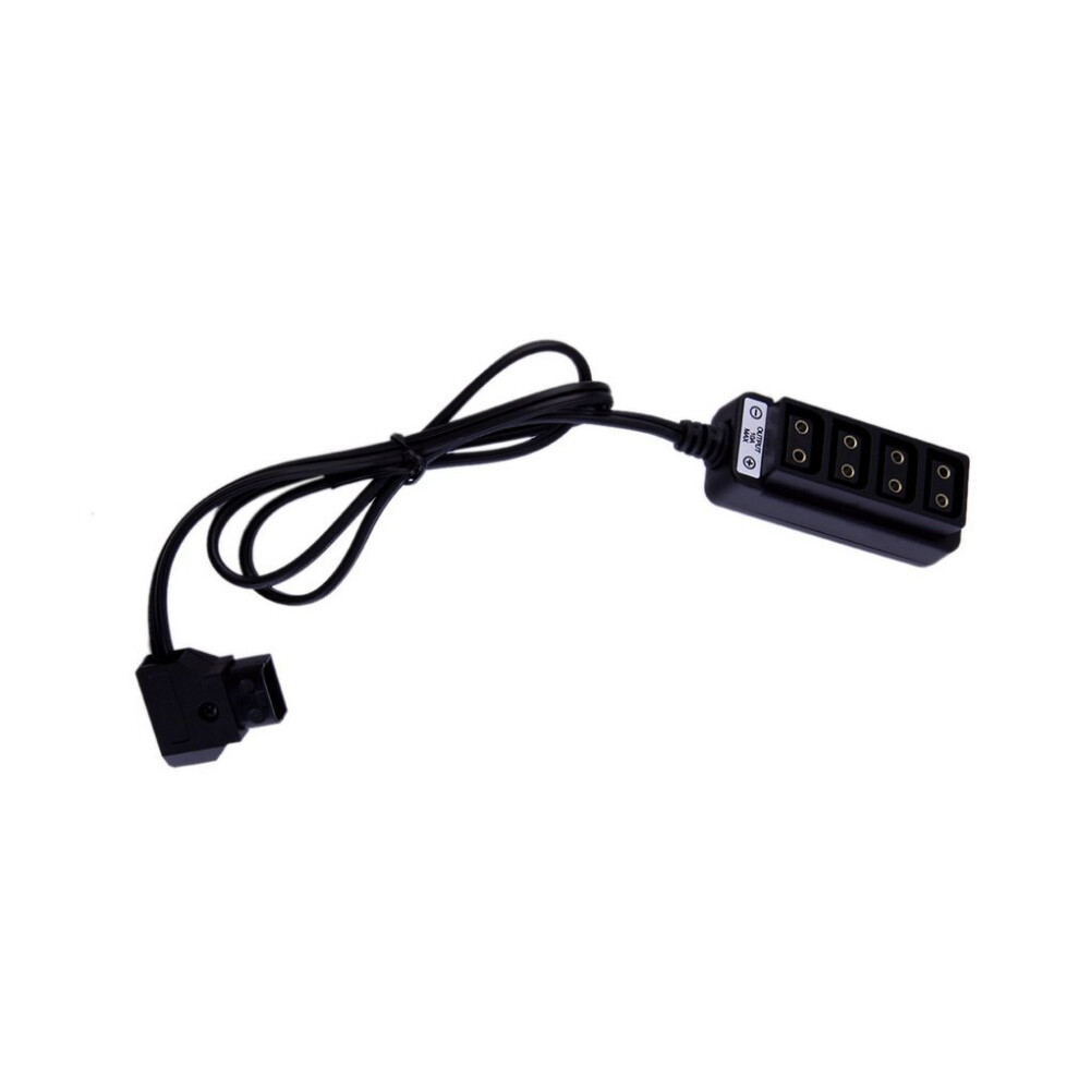 D-Tap Male/4-Port D-Tap Female Cable Splitter For Anton Bauer V-Mount Battery Light 5063131639261