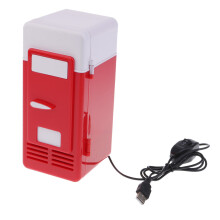 Mini Travel Fridge USB Refrigerator 5V Dual Use Car Freezer Car USB Fridge Portable Car Home Fridge Icebox Cooler Warmer Box