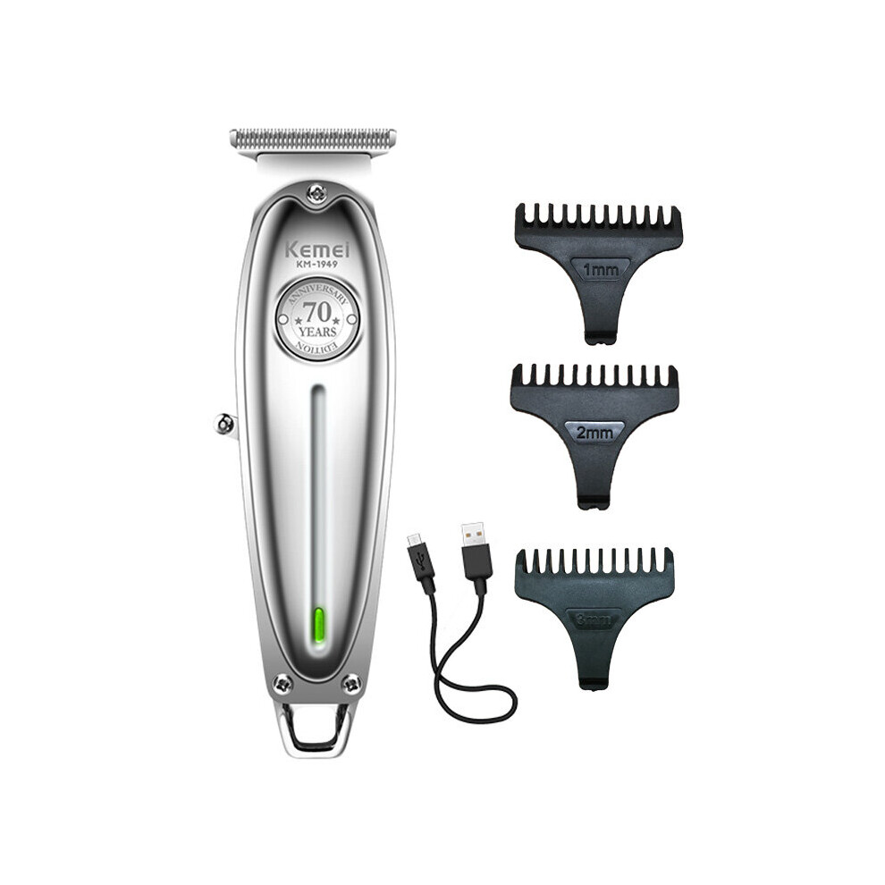 Wejoy Light All-Metal Hair Trimmer Professional Clipper For Barber Rechargeable Men Electric Beard Shaver Baldheaded Hair Cutting Machine