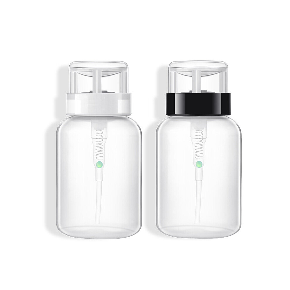 Wejoy 200Ml Nail Art Pump Empty Refillable Bottles Nail Art Polish Remover Cleaner Empty Spray Liquid Plastic Bottle Dispenser Na030