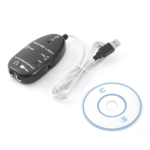 Guitar to USB Interface Link Cable Audio Recorder for PC/for MAC Recording 1