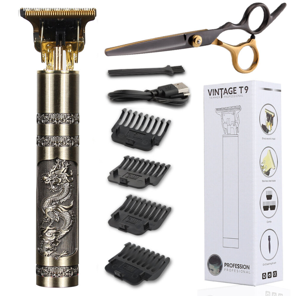 Wejoy Hair Clipper Scissor 2Pcs Professional Hair Cutting Machine Hair Beard Trimmer For Men Barber Shop Electric Shaver