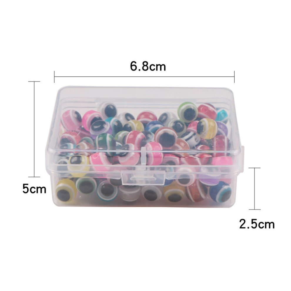 100pcs/box 5mm 8mm Silicone Fishing Beads Fisheye Bead Round Rubber Fishing Lures Rig Accessories Fishing Tackle Outdoor Tools