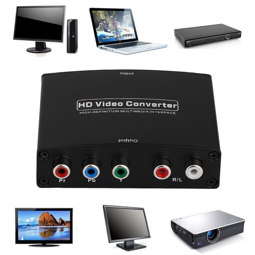 Hdmi To Rgb Component (Ypbpr) Video +R/L Audio Adapter Tv Hd Video Converter 5063131639346