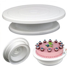 cake tools turntable pastry baking accessories and bakery For Kitchen chef shapes stand base rotating maker circle swivel