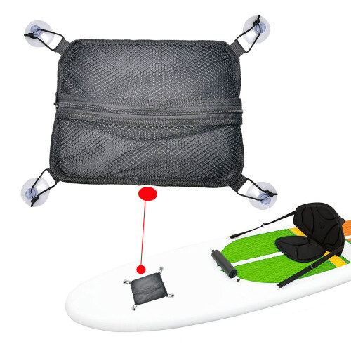 SUP Kayak PaddleBoard Storage Bag Surfboard Net Mesh Pouch