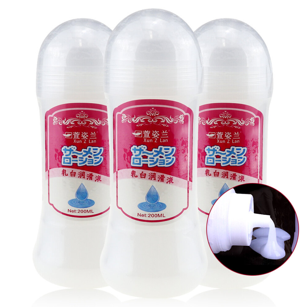 Wejoy Cream 200Ml Milky Lubricant Lmitation Sperm Semen Sex Lube Water-Based Sex Oil Vaginal Anal Lubricants Gel Adult Sex Product Gay
