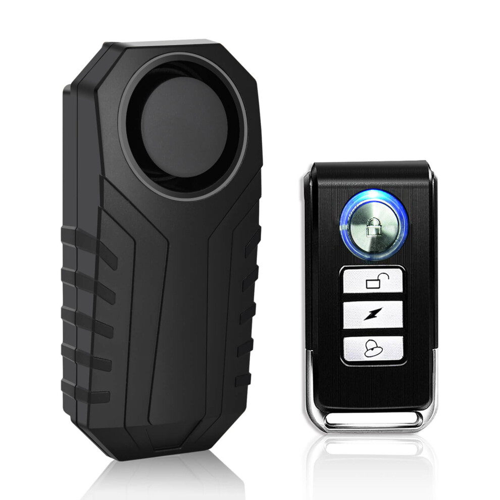 2022 Wireless Anti-Theft Burglar Alarm Waterproof Vibration Warning With Remote Control For Bike Motorcycle Scooter 5063131496383