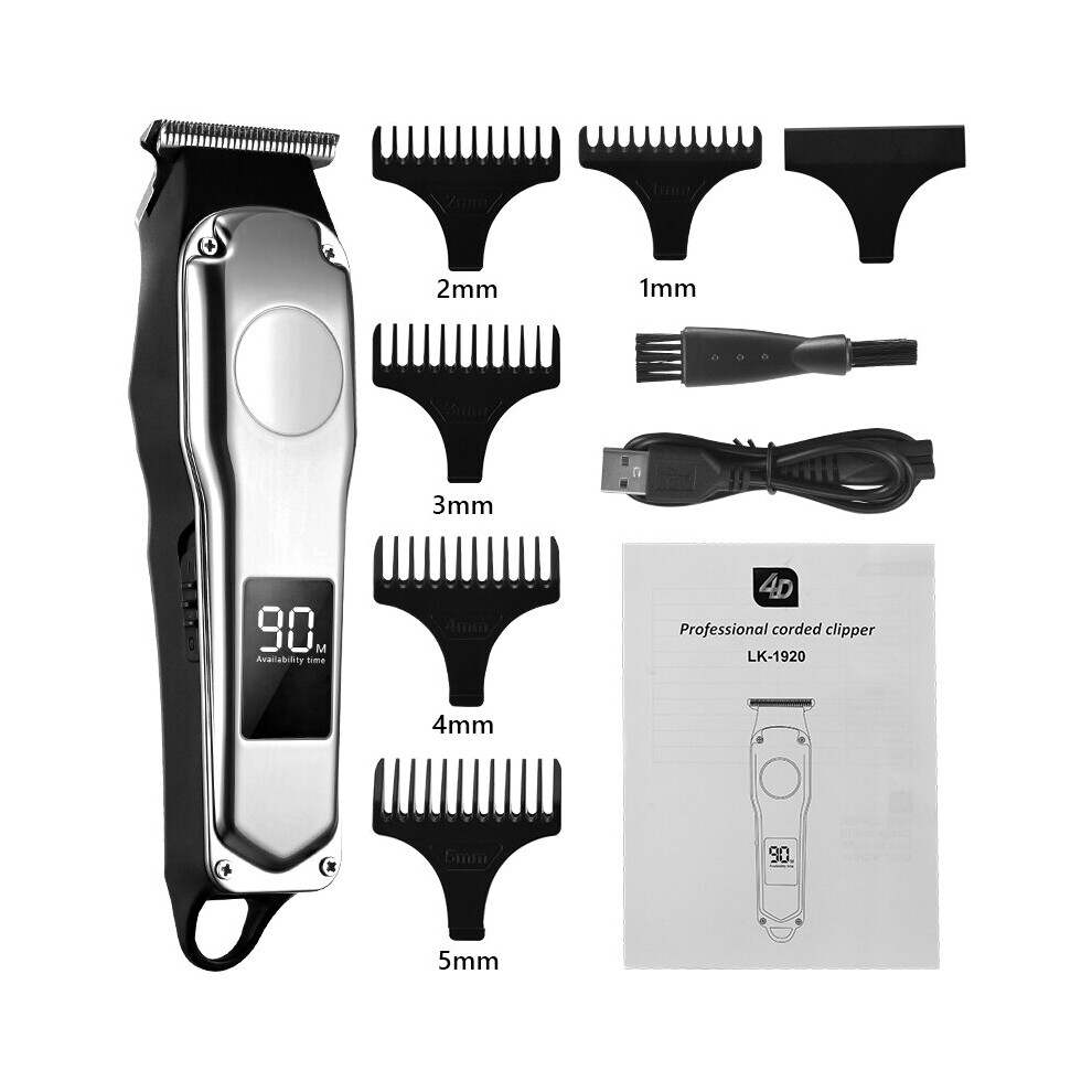 Wejoy Professional Barber Hair Clipper Rechargeable Electric Cutting Machine Beard Trimmer Shaver Razor For Men Cutter