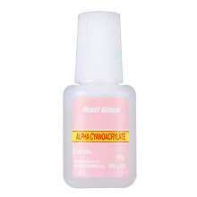 10g Fast Drying Nail Glue for False French Tips Glitter Acrylic Nail Art Decoration Adhesive Manicure Tool Bottle Cap with Brush