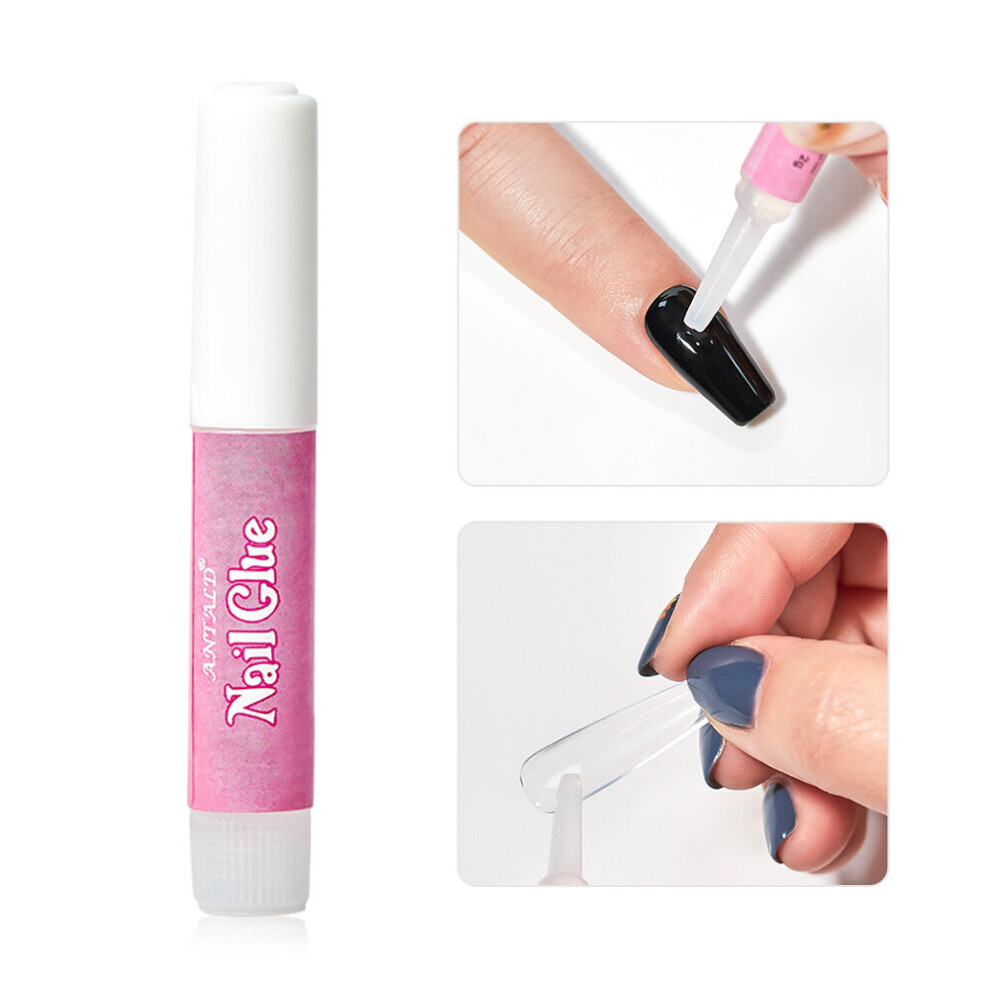 Wejoy Nail Glue For False Nail Tips Rhinestones Nails Art Decorations Acrylic Transparent Glue Fast Drying Manicure Nail Accessories
