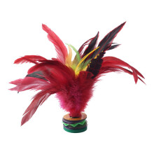 Kick Shuttlecock Chinese Jianzi Kick Shuttlecock Colorful Feather Foot Sports, Play Outdoors, Indoors or Backyard, Beach