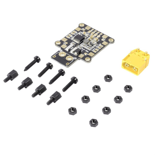 OCDAY SYS PDB-XPW 5V 12V Dual BEC PDB Built-in 140A Current Sensor Compact 2