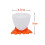 1/2/4Pcs Egg Cup Holder Plastic Boiled Egg Cups Stand Rack Kitchen Cooking Tool Breakfast Supplies Cute Eggs Separator Container 5