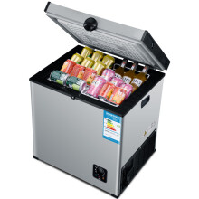 55L Small Electric Freezer Mini Horizontal Freezer Single Temperature Refrigerator For Household Commercial 120W BD/BC-55