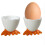 1/2/4Pcs Egg Cup Holder Plastic Boiled Egg Cups Stand Rack Kitchen Cooking Tool Breakfast Supplies Cute Eggs Separator Container 1
