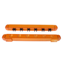 Billiard Pool Wall Mount Hanging 6 Cue Sticks Wood Rack Holder for Snooker
