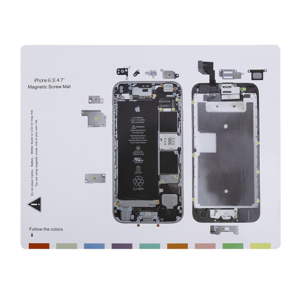 Magnetic Screw Mat Repair Professional Guide Pad Tool For Iphone 6S 4.7'' 5063131627879