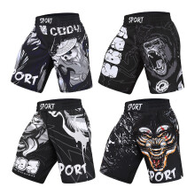 MMA Kids Teenager Boxing Shorts Trunks Quick Dry Kickboxing Fight Pant Grappling Pant Tiger Muay Thai Trunks kickboxing Bjj