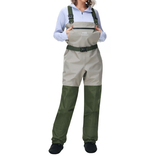 Bassdash IMMERSE Fishing Waders Women Stocking Foot Waterproof Trousers  Chest Wader For Ourdoor Adventure on OnBuy