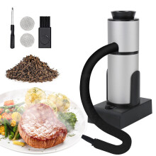 Portable Food Cold Smoke Generator Molecular Cuisine Smoking Gun Meat Burn Smokehouse Cooking for Grill Smoker Wood