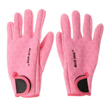 1 Pair Black/Pink 1.5mm Neoprene Elastic Ultra Anti Slip Wetsuits Gloves Keep Warm Diving Swim Surfing Kayaking Canoeing Gloves