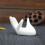 1 Pcs Hand Shape Ceramic Home Desk Decor Soft Or Hard Boiled Egg Cup Holder Egg Holder Container Egg Tools Ocarina White Ceramic 6