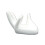 1 Pcs Hand Shape Ceramic Home Desk Decor Soft Or Hard Boiled Egg Cup Holder Egg Holder Container Egg Tools Ocarina White Ceramic 1