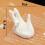 1 Pcs Hand Shape Ceramic Home Desk Decor Soft Or Hard Boiled Egg Cup Holder Egg Holder Container Egg Tools Ocarina White Ceramic 7