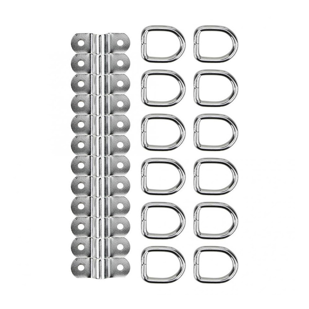 Car Trailer Tie Down D Ring Secure Lashing Towing Anchor Hooks For Trucks Rvv Campers Van Atv Suv Boat Auto Accessories New 5063131434859