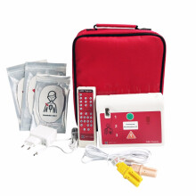 New XFT-120C Automatic External Defibrillator Simulator Trainer AED First Aid CPR Trainer With Electrode Pads In English&Russian