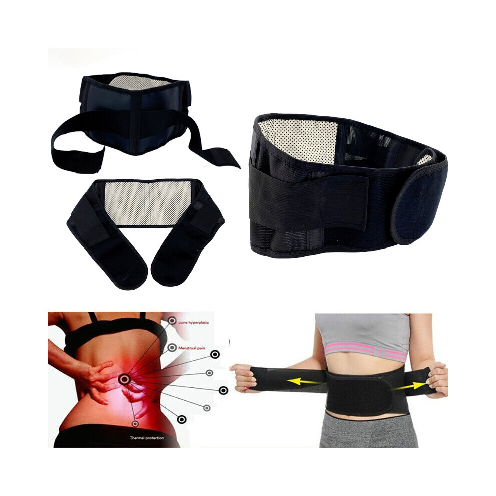 Wejoy Adjustable Waist Tourmaline Self Heating Magnetic Therapy Back Waist Support Belt Lumbar Brace Massage Band Health Care