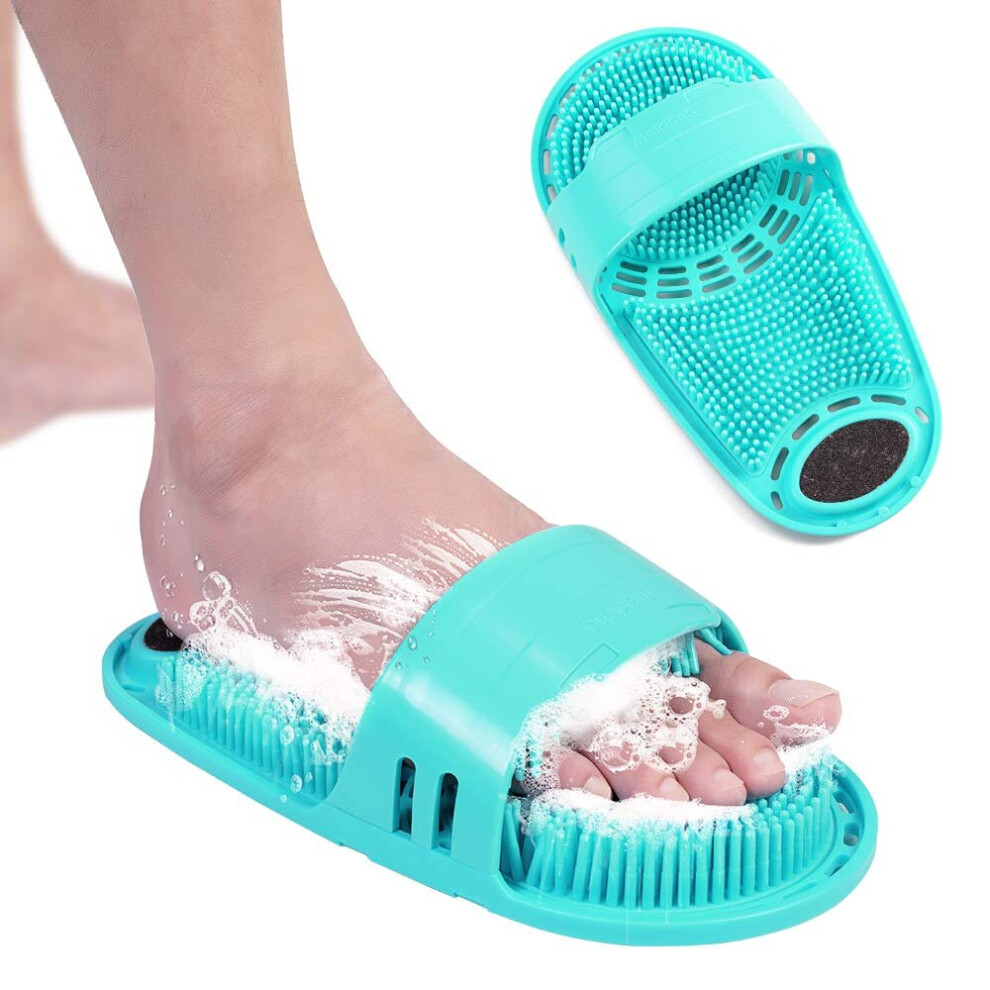 Silicone Clean Foot Brush For Shower Bathroom Wash Feet Exfoliating Massage Slipper Wash Feet Bath Remove Dead Skin Brushes 1PC
