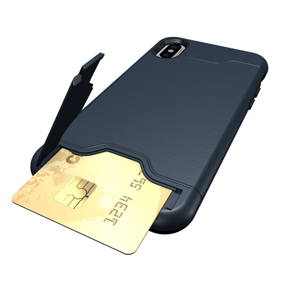 Mobile Phone Protective Case Cover Shockproof With Card Slot For Iphone X 5063131630541