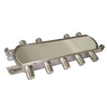 SP-08 8-Way Signal Satellite Splitter TV Aerial RF Coaxial Cable Splitter