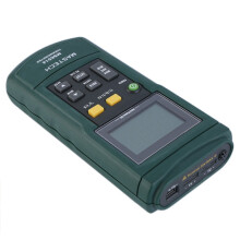 MS6514 Dual-Channel Digital Thermometer & USB Data Logger - Supports K/J/T/E/R/S/N Thermocouples, ITS-90, 1000 Data Logs, Auto Power-Off