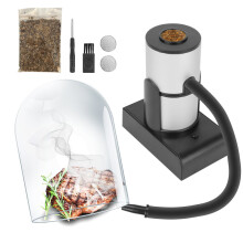 Smokehouse Cooking Meat Fish Bacon Smoker Molecular Cuisine Smoking Gun Wood Chips Portable Food Cold Smoke Generator