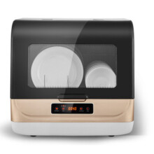 220V Dishwasher full-automatic domestic desktop small disinfection cabinet mini intelligent embedded dishes mini washing machine