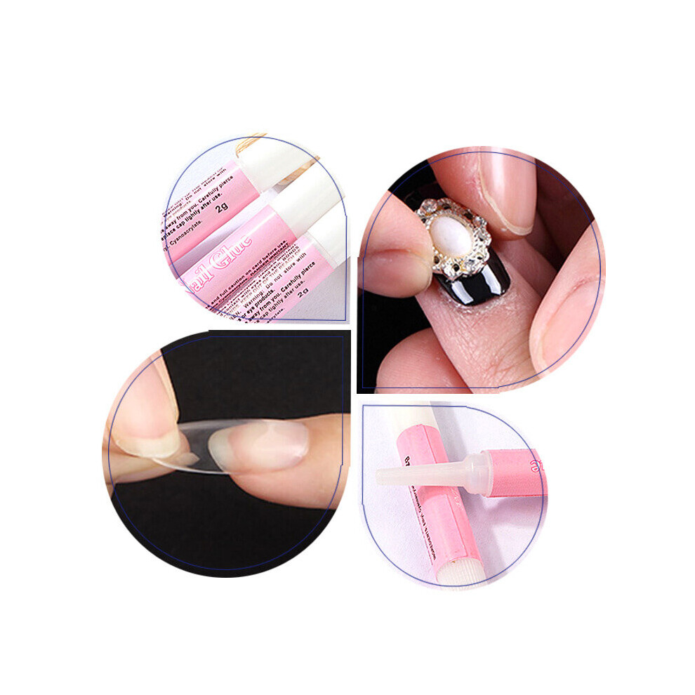 Wejoy 1Pc Mini Beauty Nail Glue Professional Nail Art Glue False Art Decorate Tips Acrylic Glue Nail Accessories For Rhinestones Tslm2