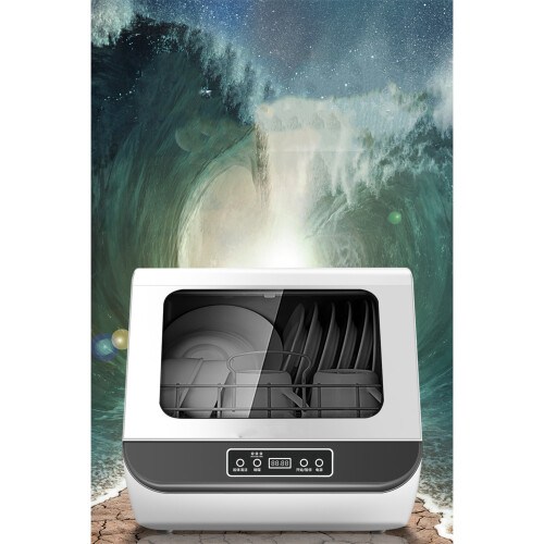 New automatic dishwasher, household dishwasher, multi-function flume embedded desktop dishwasher 2