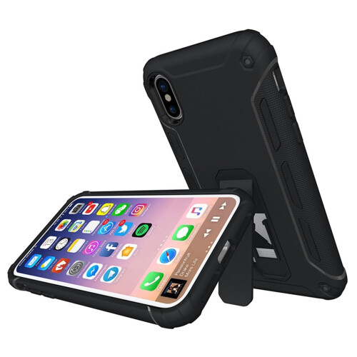 Mobile Phone Protective Case Shockproof For iPhoneX With Support Stand Bracket