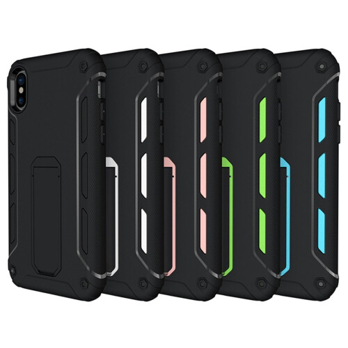 Mobile Phone Protective Case Shockproof For iPhoneX With Support Stand Bracket 2