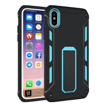 Mobile Phone Protective Case Shockproof For iPhoneX With Support Stand Bracket