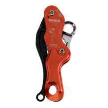 Self Braking Double Stop Descender Belay Device Rock Climbing Rescue Gear for Rock Climbing Mountaineering Exploring Rappelling